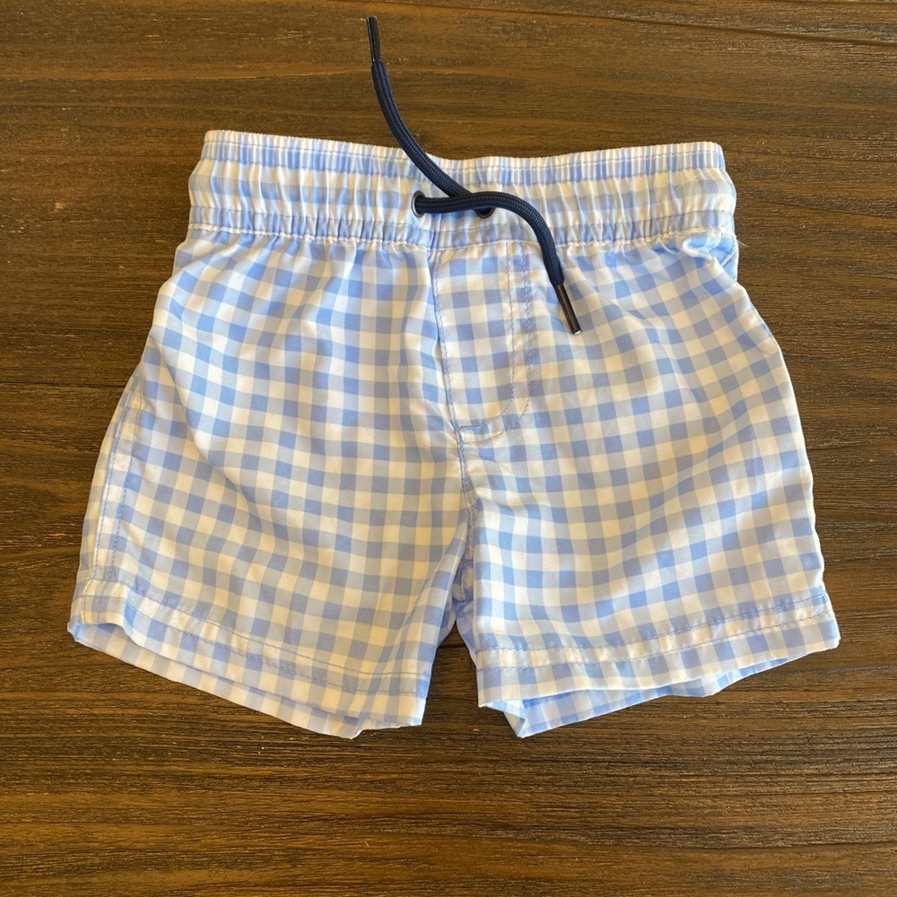 Just One You Gingham Swimming Trunks